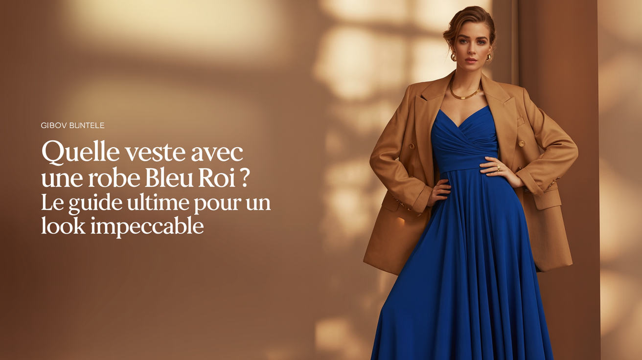 Quelle Veste Avec Une Robe Bleu Roi ? Le Guide Ultime Pour un Look Impeccable