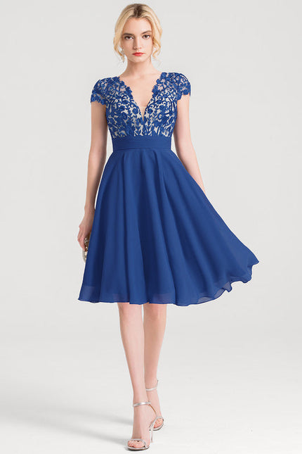 Robe Vintage Bleu Roi - gallery 1