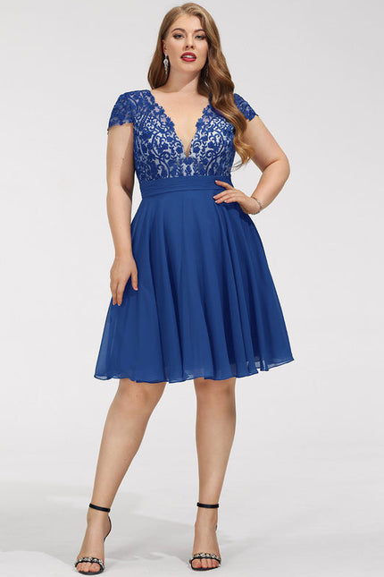 Robe Vintage Bleu Roi - gallery 8