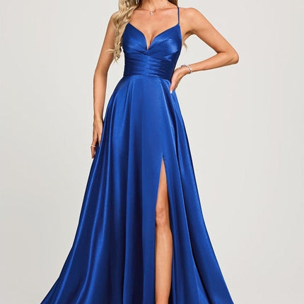 Robe Bleu Roi Et Noir