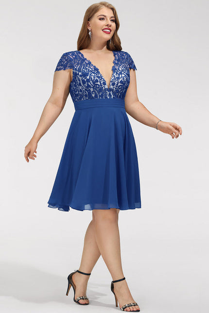 Robe Vintage Bleu Roi - gallery 7