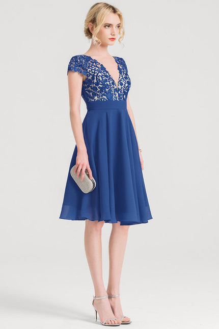 Robe Vintage Bleu Roi - gallery 4