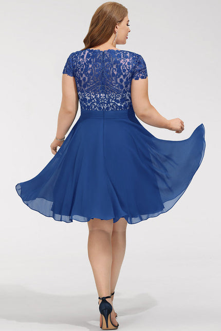 Robe Vintage Bleu Roi - gallery 6